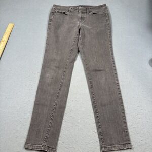LOFT  Pants Navy WOMENS 8 Curvy SKINNY ANKLE Fit Minimalist Casual Work Stretchy